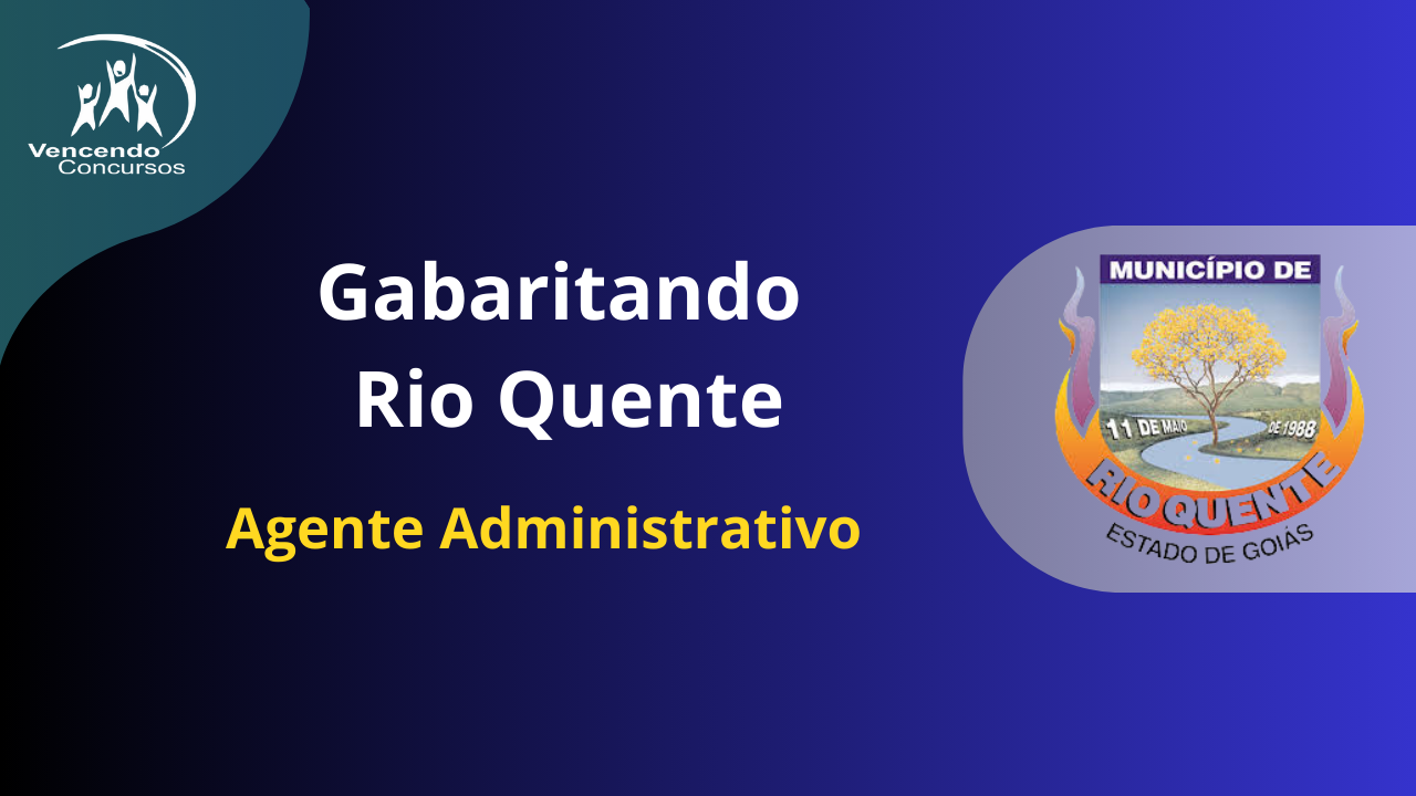 Câmara de Rio Quente - Agente Administrativo