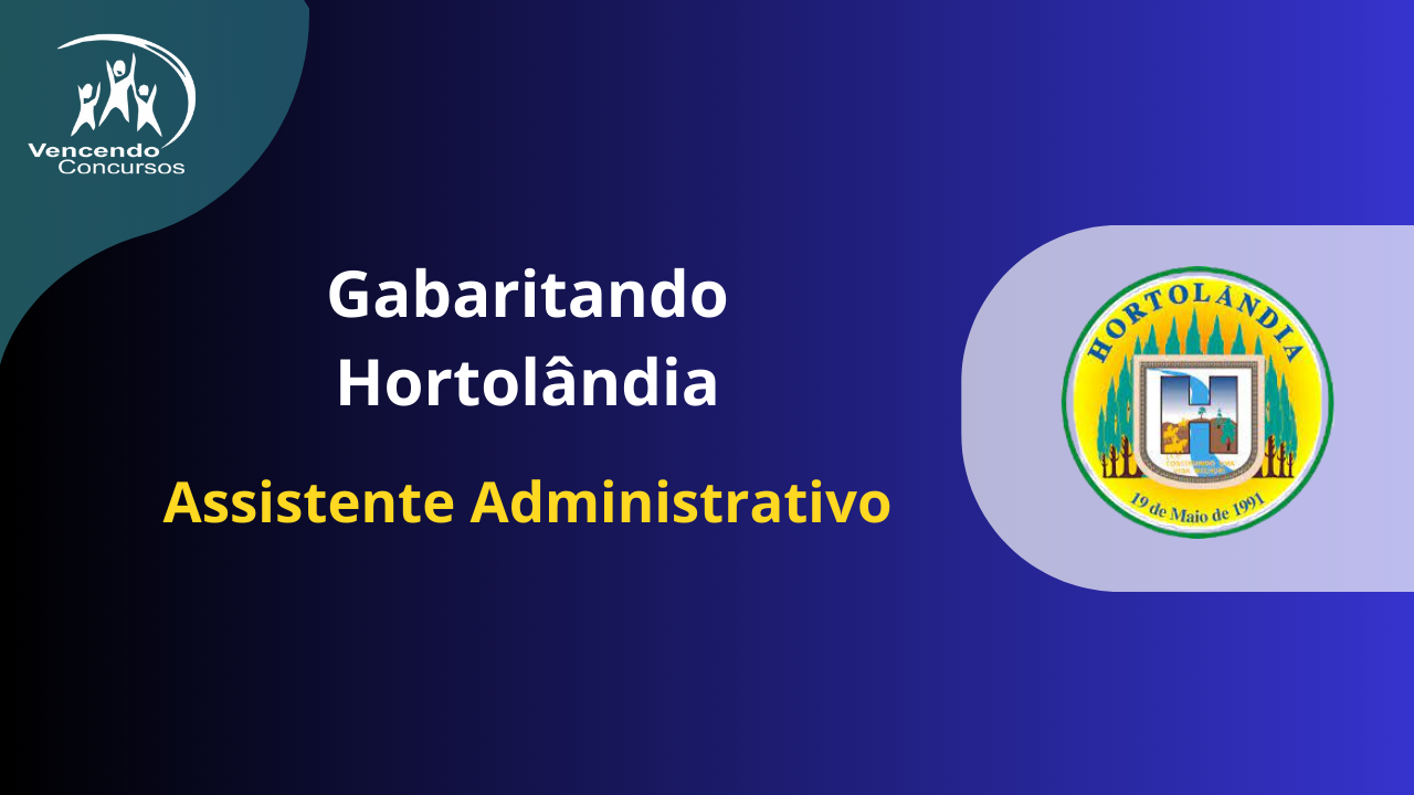 Concurso Hortolândia - Assistente Administrativo