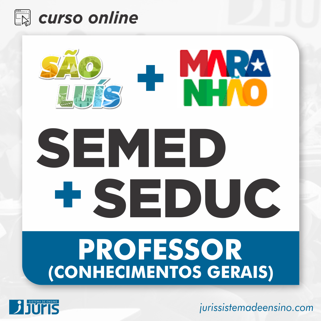 Trata-se de curso preparatório para os concursos da Secretaria Municipal de Educação de São Luís e Secretaria Estadual de Educação do Maranhão para o cargo de professor, com as disciplinas de conhecimentos gerais.