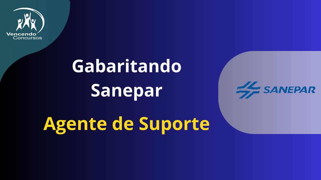 Sanepar - Agente de Suporte