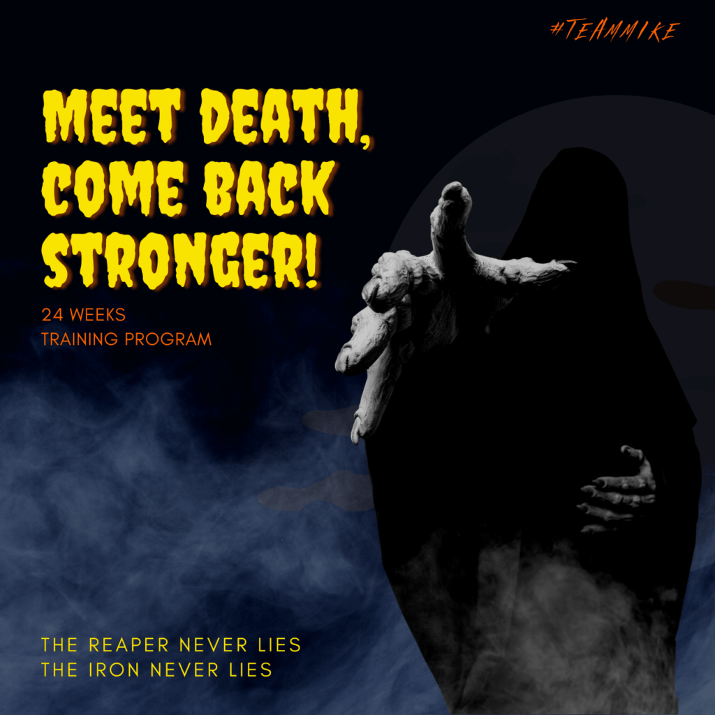 Planilha de 24 Semanas - Meet Death Come Back Stronger - Masculino 2 Meet Death Come Back Stronger - Masculino